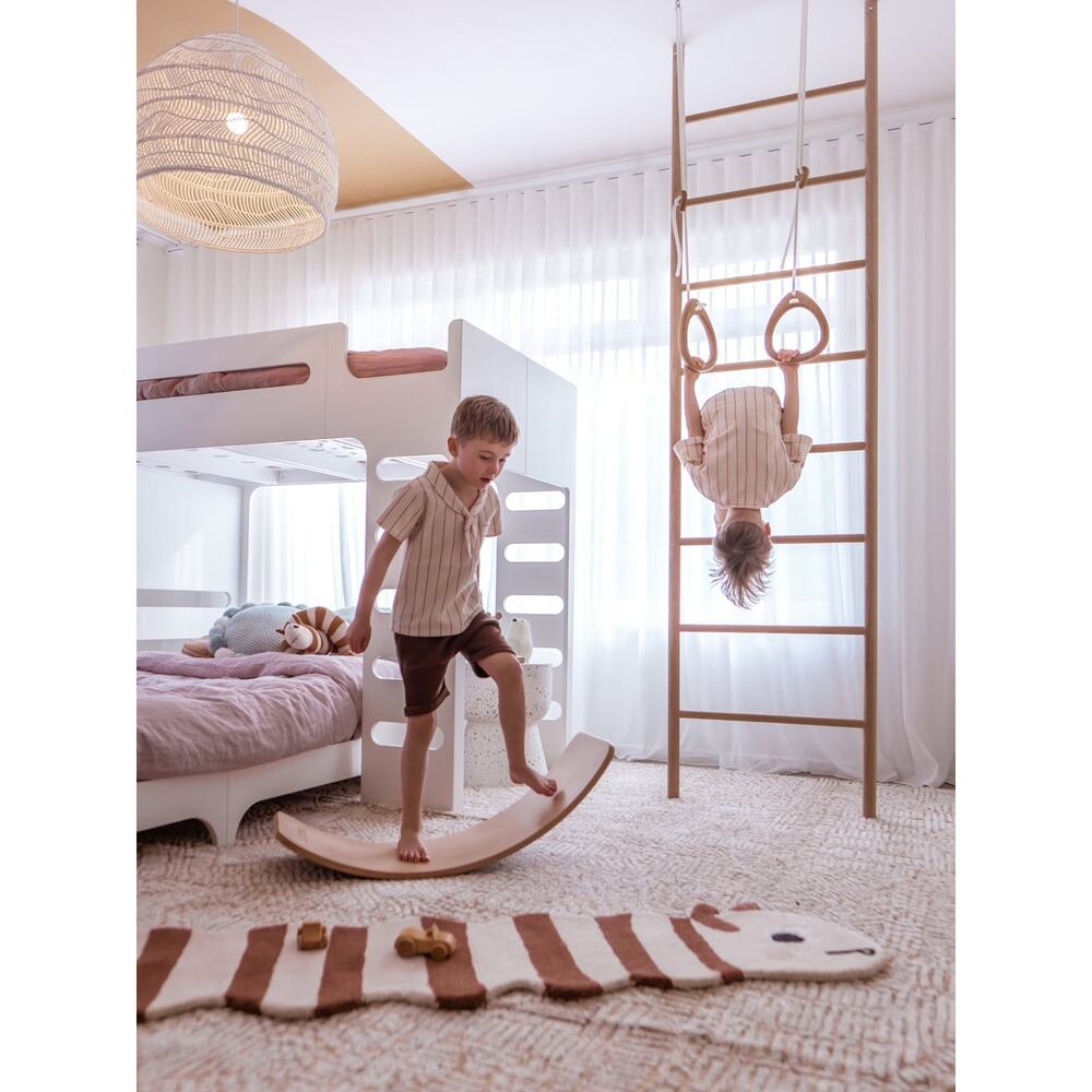 Fin & Vince Sailor Shirt Blue Stripe Linen blend size 6-12 months